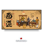 面馆展板