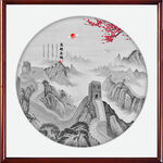 万里长城山水