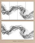 抽象山水画 