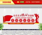 核心价值观文化墙