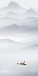 中式背景墙玄关 TIF分层 