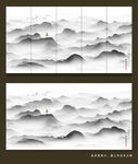 巨幅山水画 