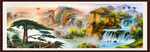 迎客松山水画