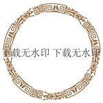 圆环边框