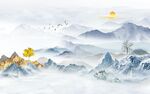 新中式背景墙