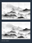 水墨山水抽象画