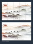 意境水墨山水画
