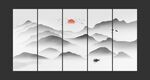 新中式山水画