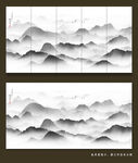 水墨抽象国画背景