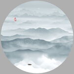 新中式山水画