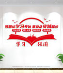 学习强国党建文化墙