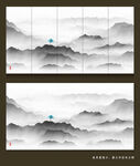 新中式水墨抽象画