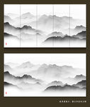 艺术意境水墨山水画