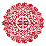 民族背景矢量