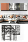 工业风建筑抽象客厅卧室装饰画