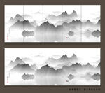 中式意境水墨画 
