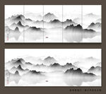 新中式轻奢山水画 