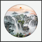 聚宝盆 江山如画 中国画