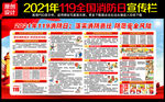 2021年全国消防日宣传展板