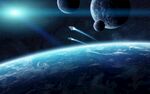 宇宙星球背景墙图片