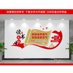 阅读文化墙 