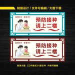 预防接种导视牌