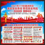 全国消防日展板