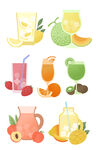 水果饮料插画