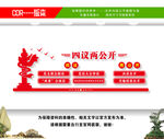 四议两公开文化墙