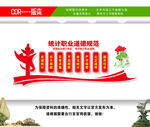 统计文化墙