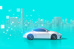 智能汽车新能源汽车海报