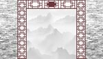 山水背景墙