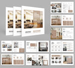 正方形全屋定制画册模板