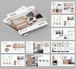 正方形全屋定制画册模板