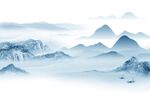 大气 山水背景 TIF分层文件