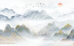 新中式背景墙