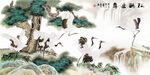 松鹤延年图
