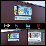 红色文化革命故事插画丰碑