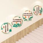 学校楼梯文化墙