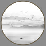 水墨山水画