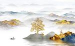 新中式背景墙