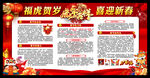 2022虎年年会展板