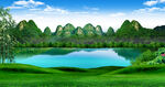 山水风景图 