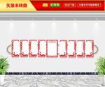 四个意识四个自信两个维护文化墙