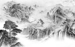 新中式背景墙