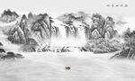 水墨山水画
