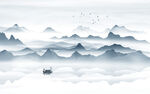 水墨山水画