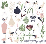 中国风文艺图案素材