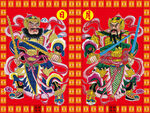 门神插画