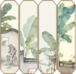 芭蕉装饰画